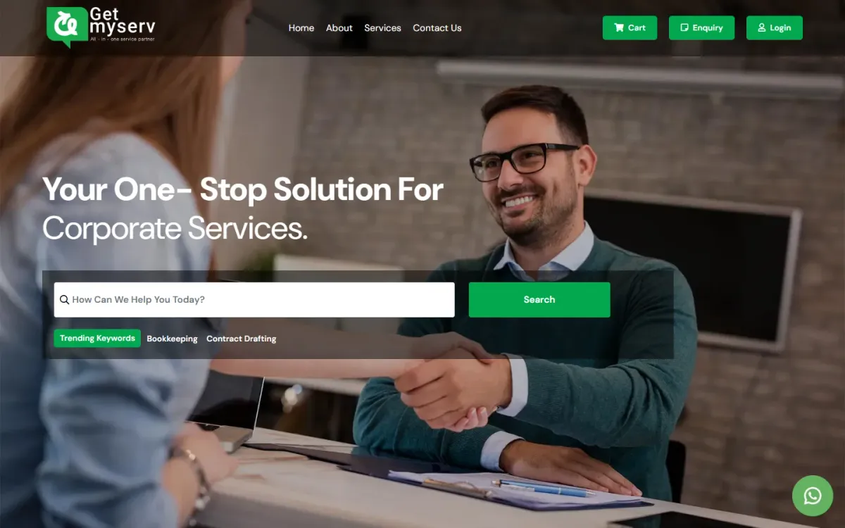 Get My Serv — Service marketplace platform
