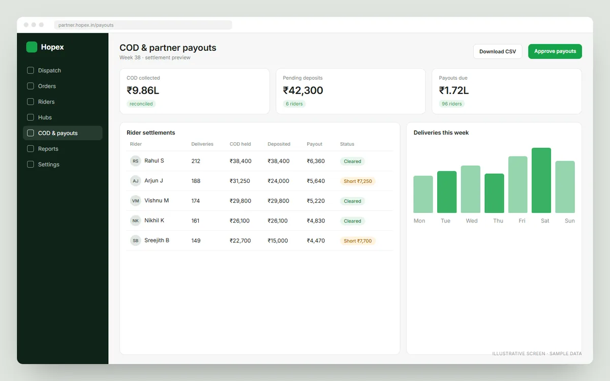 Hopex — illustrative screen 2