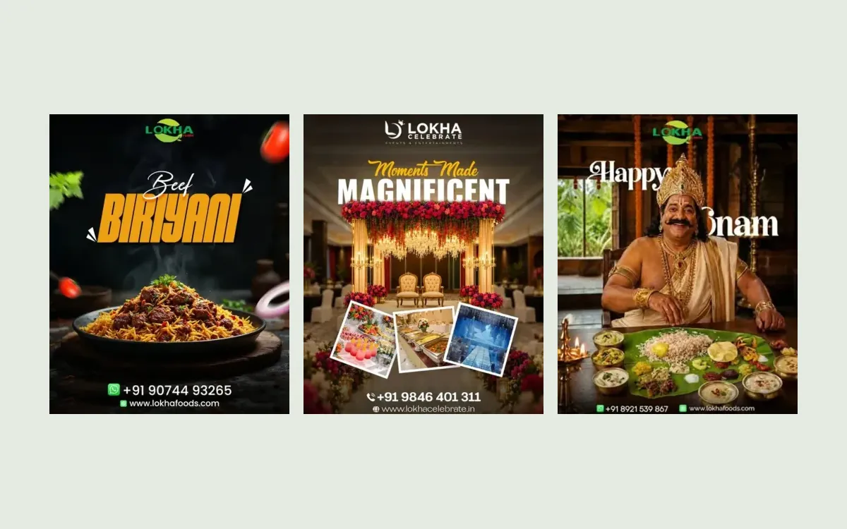 Lokha Celebrate — Social media management