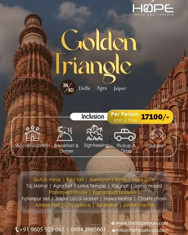 Instagram post for Hope Tours & Travels