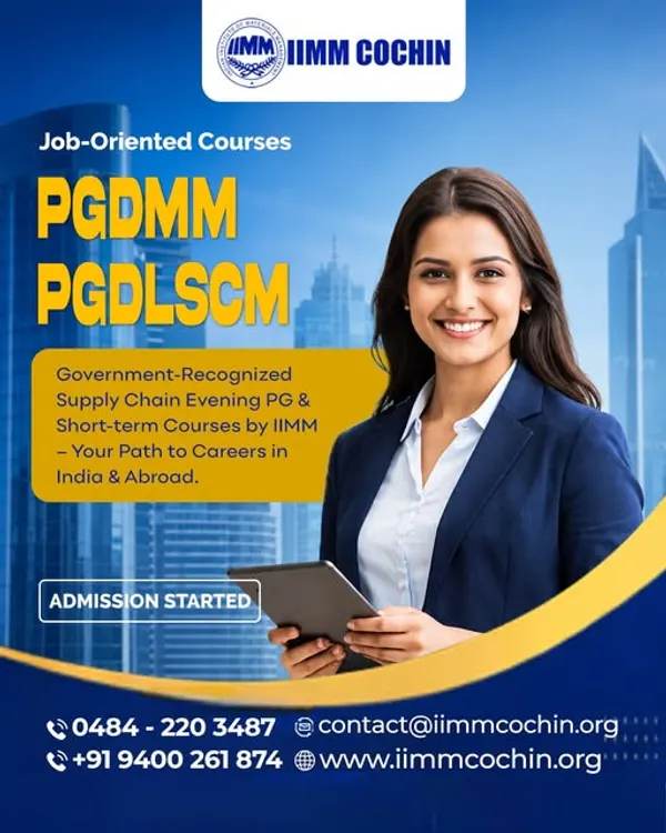 Instagram post for IIMM Cochin