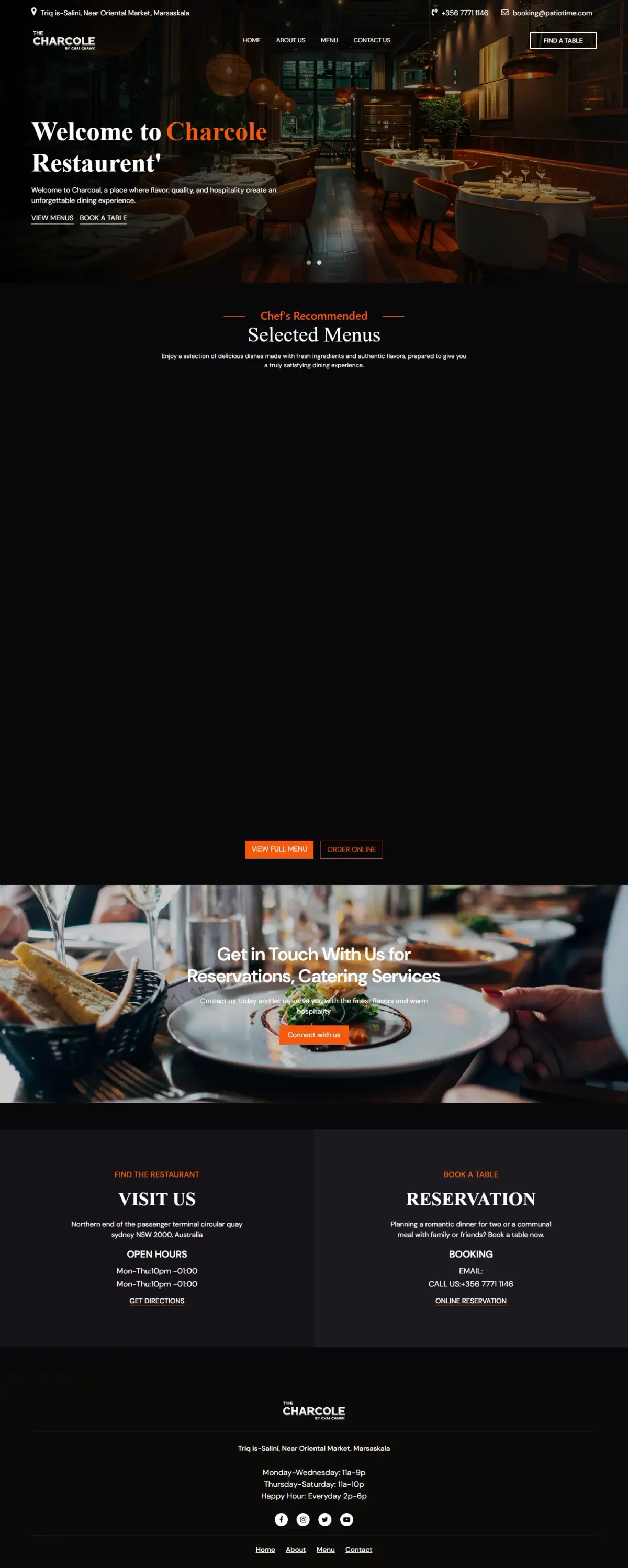 Homepage of The Charcole, thecharcole.com