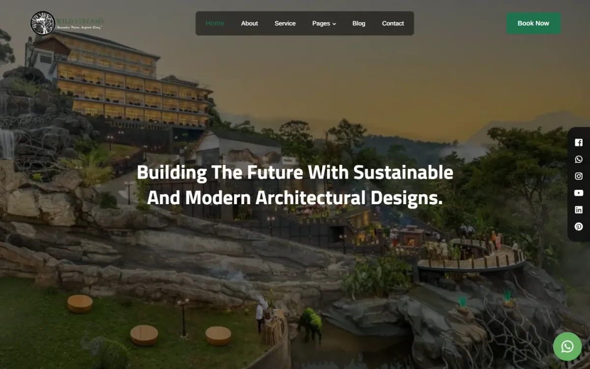 Wildstreams — Portfolio website